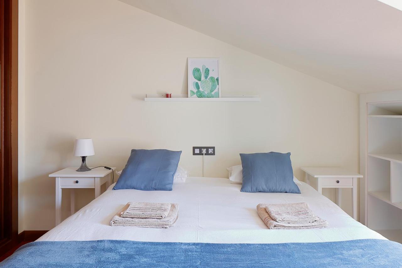 Atico Con Terraza, Vistas Al Mar Y Parking En Playa De S Lorenzo Gijón Eksteriør bilde