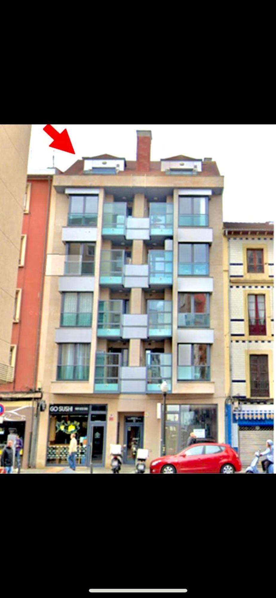 Atico Con Terraza, Vistas Al Mar Y Parking En Playa De S Lorenzo Gijón Eksteriør bilde